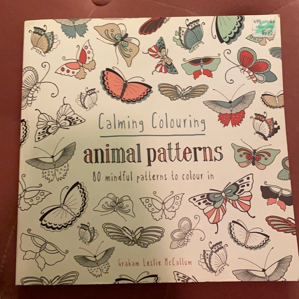 Calming colouring animal patterns